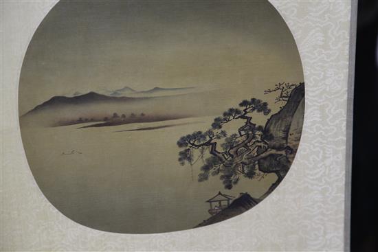 Three Chinese scroll pictures
